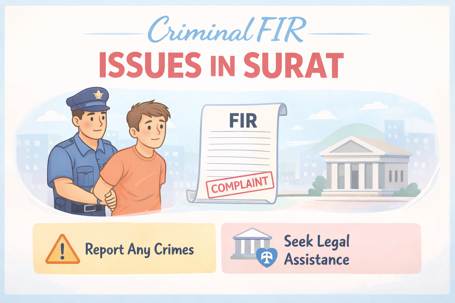 Criminal FIR in Surat - FIR Lawyer, Criminal Defence & Bail Legal Assistance